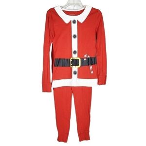 Santa Christmas pajamas fitted holiday